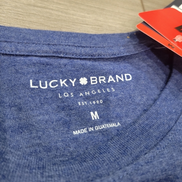 Lucky Brand Indigo Graphic Tee - Picture 5 of 6